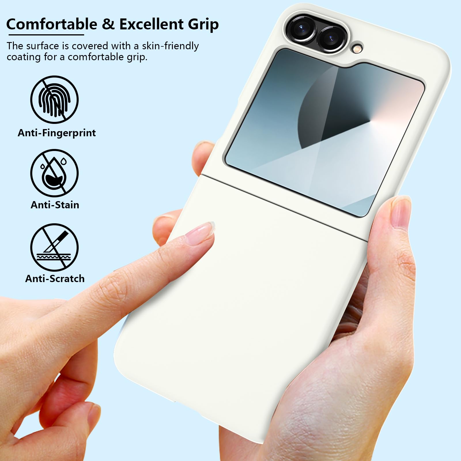 Amazon.com: ZX Zenixy for Samsung Galaxy Z Flip 6 Case, Slim Thin